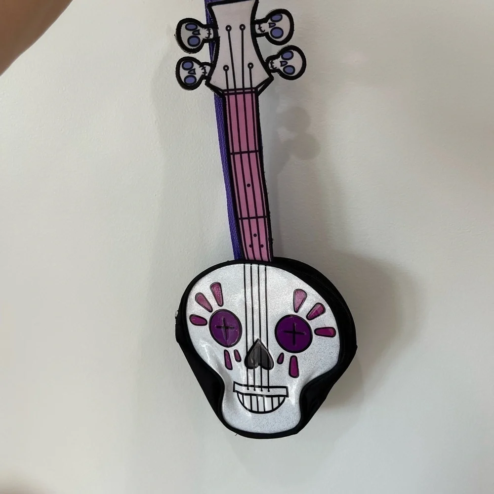 Vampirina Disney Sugar Skull Guitar Crossbody novelty Cosplay Purse